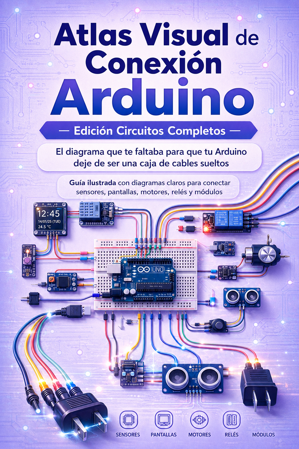 ⭐⭐⭐⭐⭐🔌Atlas Visual de Conexión Arduino — Edición Circuitos Completos