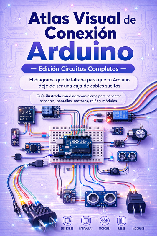 ⭐⭐⭐⭐⭐🔌Atlas Visual de Conexión Arduino — Edición Circuitos Completos